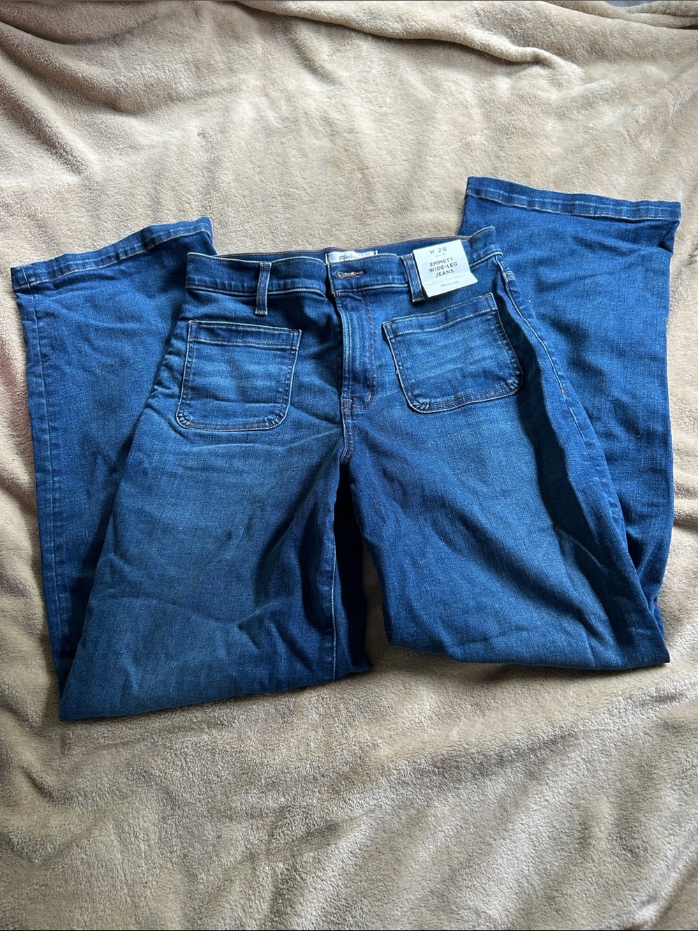 Madewell Indigo Wide-Leg Jeans